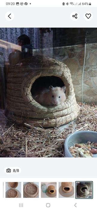 Домик для грызунов, хомяка, шиншилы.