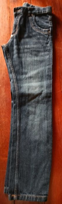 Calças ganga escuras