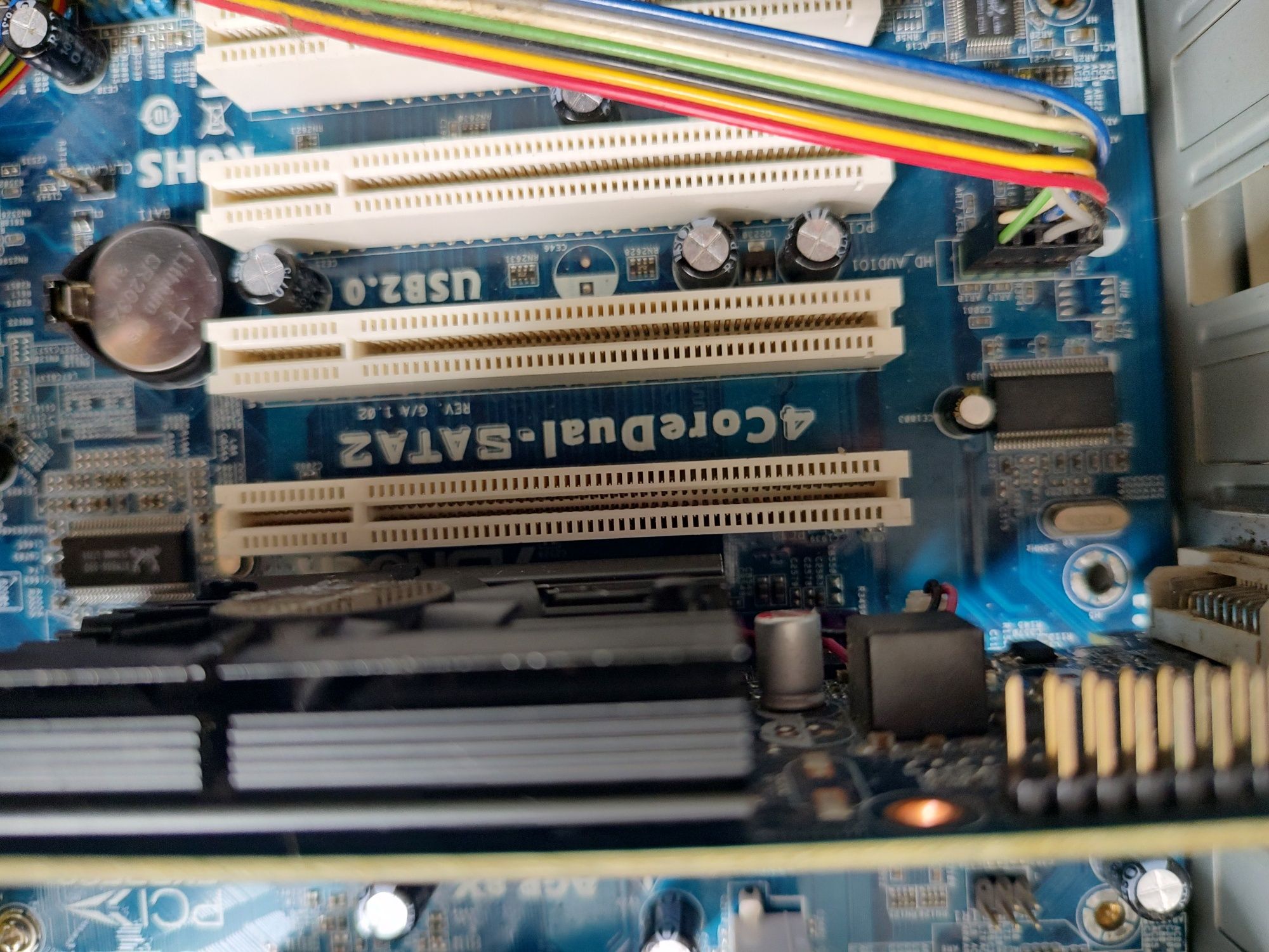 Pentium 3 GHZ, plyta 4coredual-sata2 - stary komputer