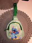 Zielona torebka saszetka nerka Stitch dla dziewczynki dla chłopca