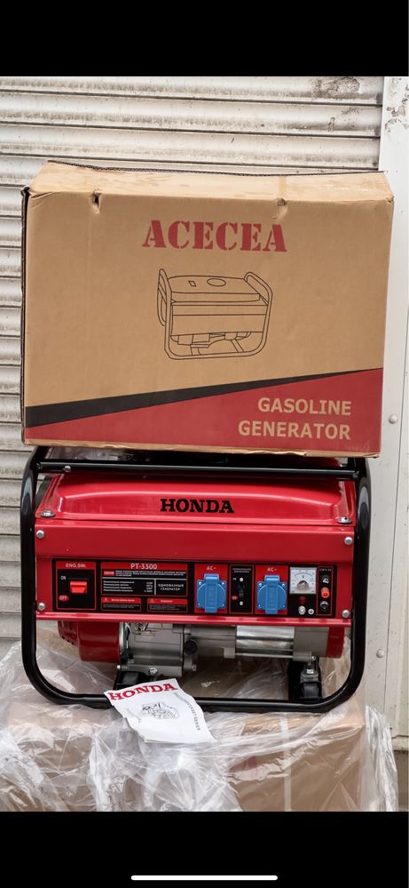 HONDA 3.3 кВт генератор бензиновый электростанция хонда