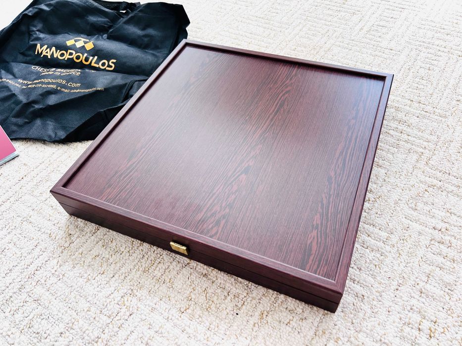 Przepiękny zestaw Szachów Manopoulos Ekskluzywne Szachy z Grecji