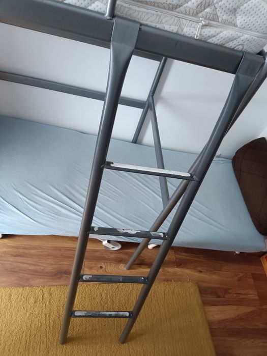 Łóżko na antresoli piętrowe SVARTA IKEA 90x200