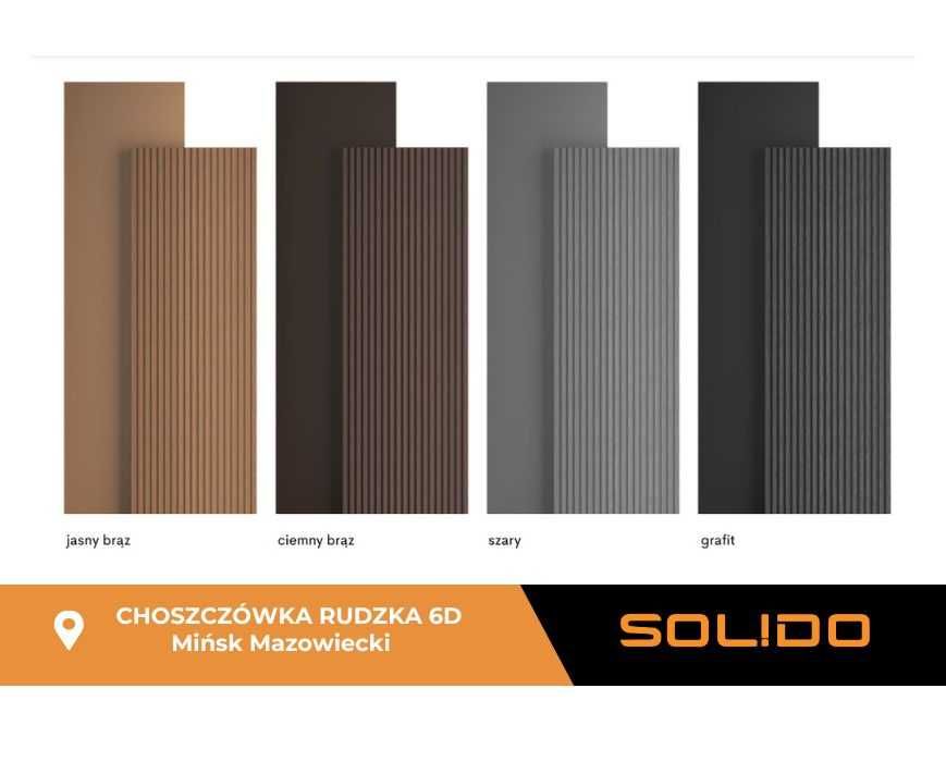 Deska na taras kompozytowa SELECT / nowoczesny taras / 4 kolory