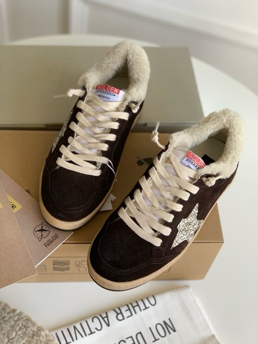 Кеди Golden Goose утеплені з хутром розміри 36, 38, 39, 40