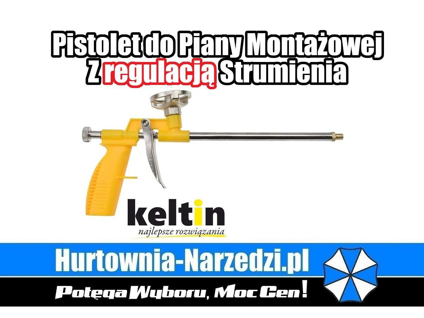 2 x Pistolet do pianki montażowej z regulacją strumienia