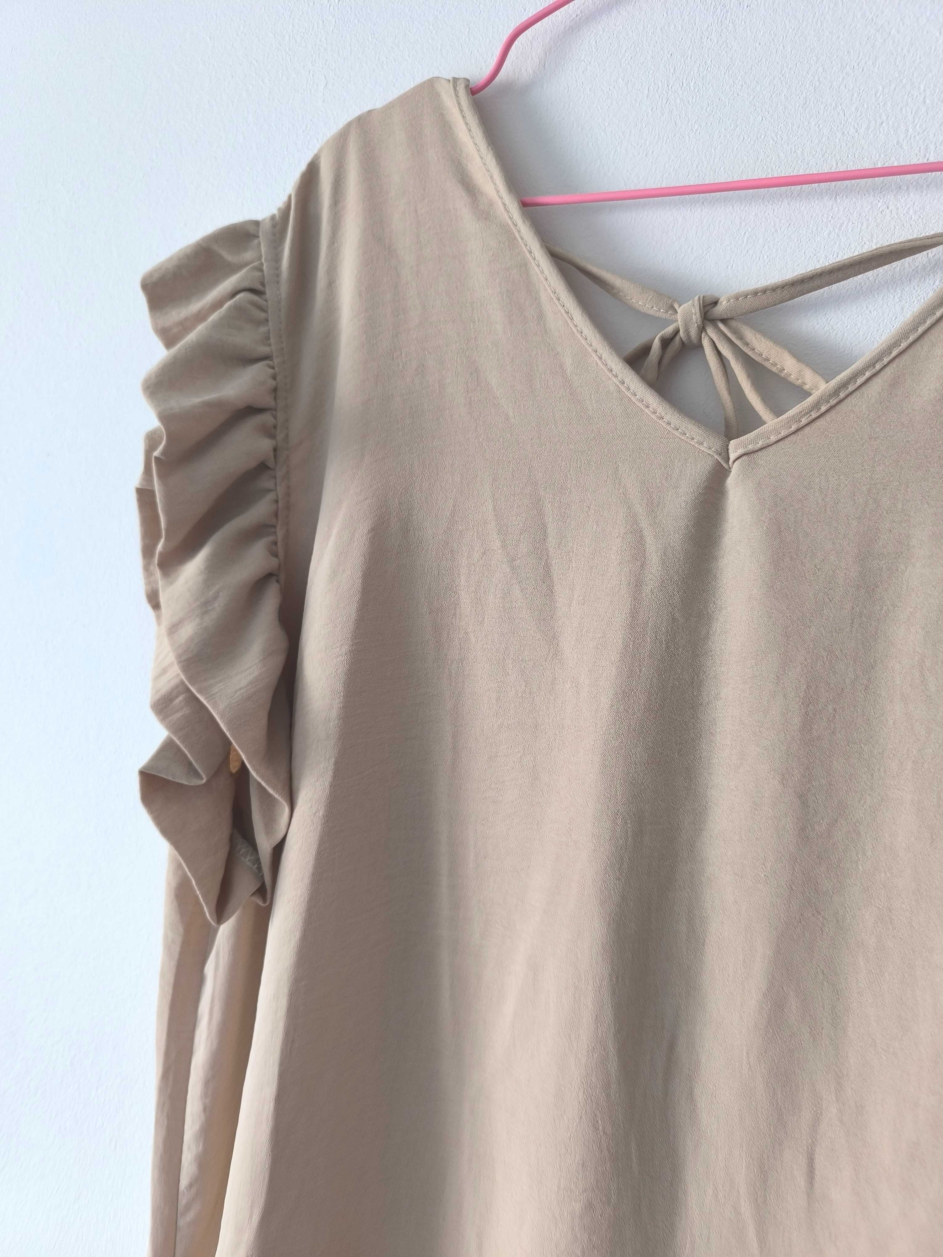 Vestido bege novo