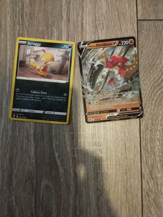 Cartas pokémon cada uma 1,50