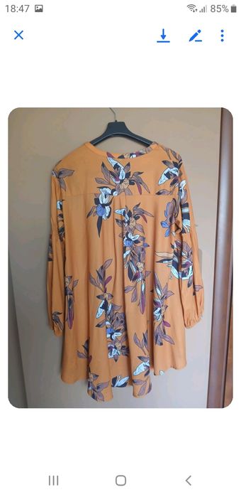 Elegancka dłuższa bluzka tunika rozmiar 48/50/52  5XL