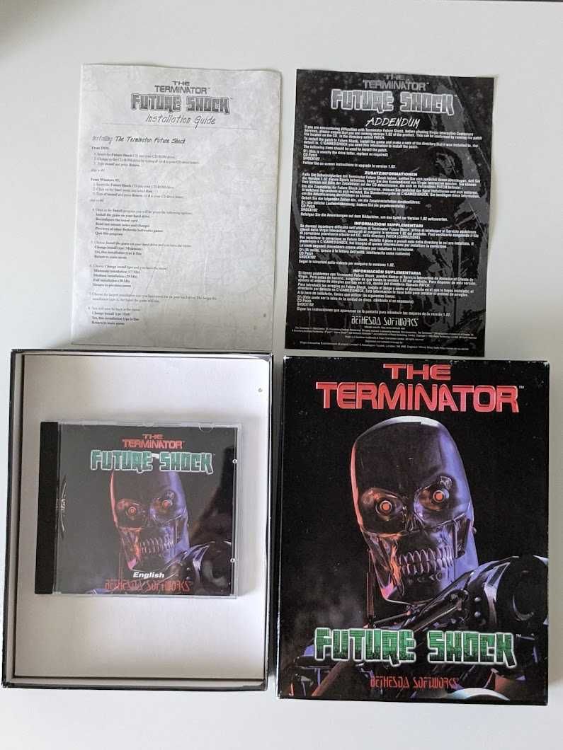 Gra The Terminator Future Shock Big Box PC CD DOS EN oryginał 1994 r.