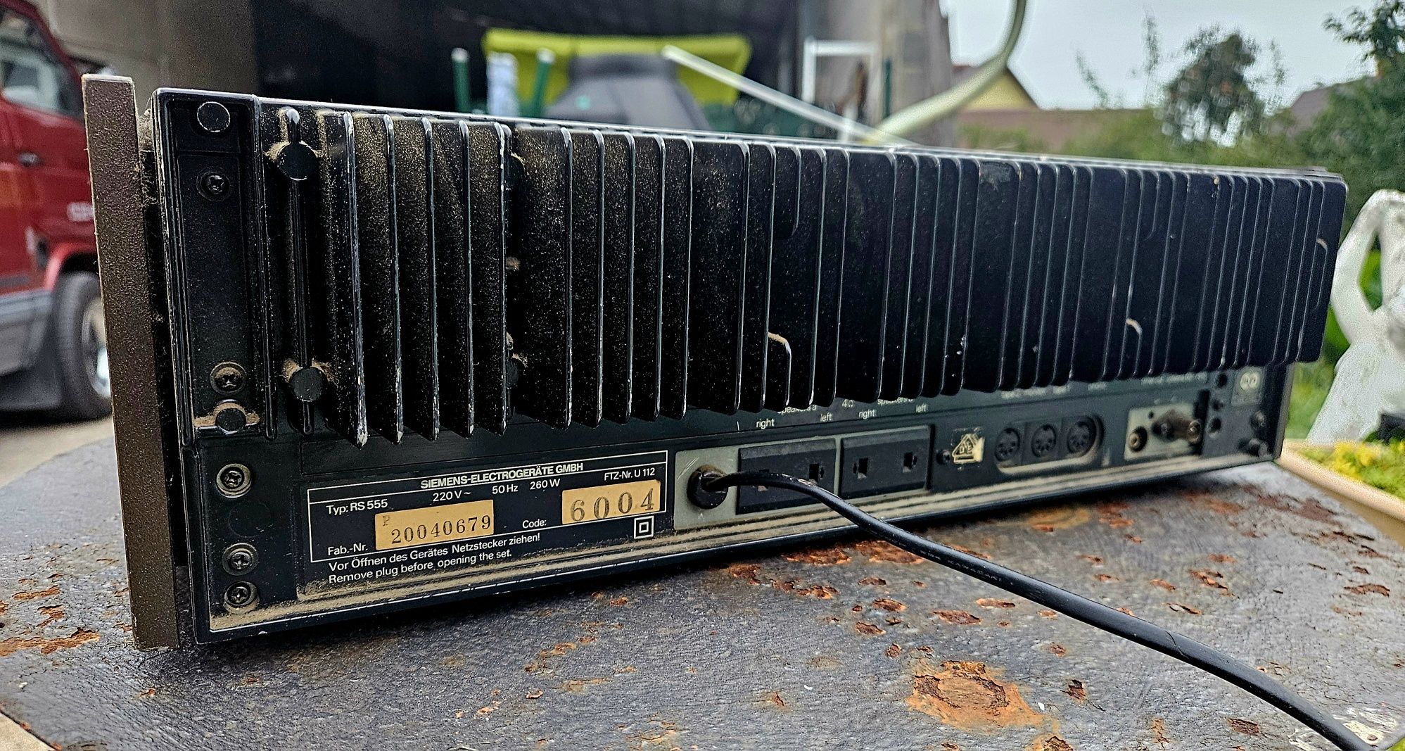 Wzmacniacz z amplitunerem Siemens mod RS555