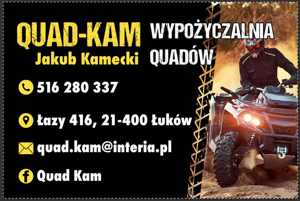 Wypożyczę Quada  Łuparkę zagęszczarka.
