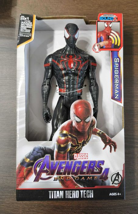 Figurka Spiderman czarny Avengers