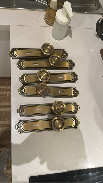 4 pares de puxadores vintage