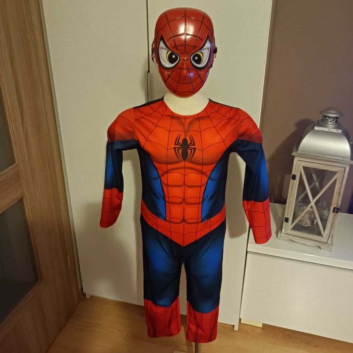 Strój karnawałowy SPIDERMAN SPIDERMANA kostium przebranie 110/116 39