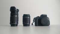 Canon 700 D + 18/55 STM + acessórios e kit de estudio