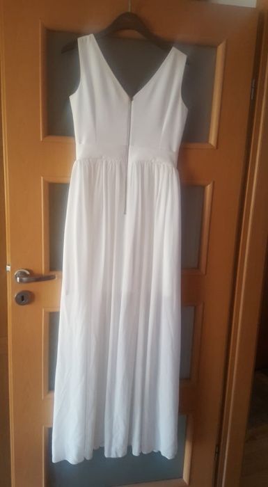 Sukienka długa biała rozmiar 38