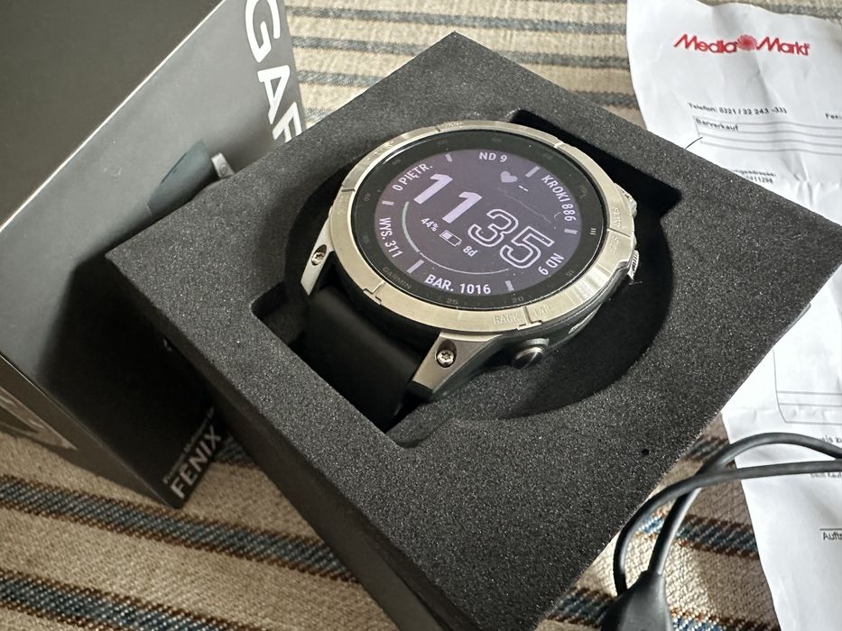 Garmin Fenix 7  NOWY - dowód zakupu Media Markt