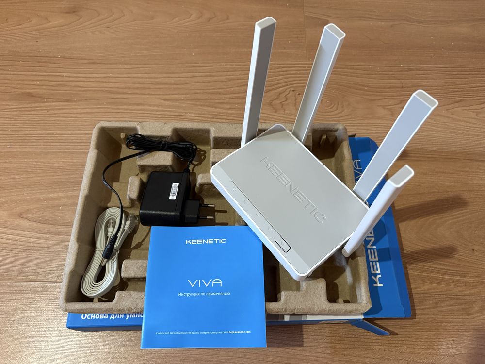 Wi-Fi Роутер Маршрутизатор Keenetic Viva  KN-1912