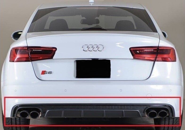 Диффузор заднего бампера Audi A6 S6 C7 S line