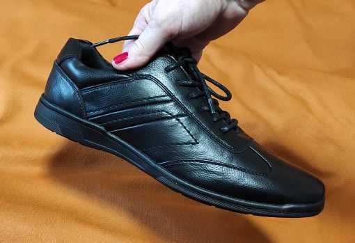 Buty czarne męskie MEMPHIS, rozmiar 40, nieużywane, nowe