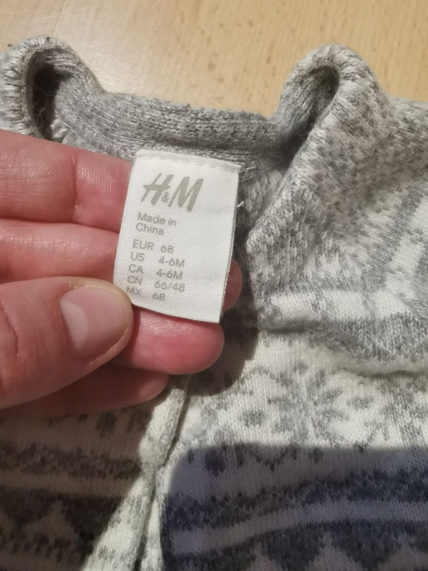 Sweterek dla dziewczynki w rozm 68 H&M
