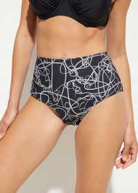 B.P.C. figi shape bikini modelujące czarne we wzory ^42