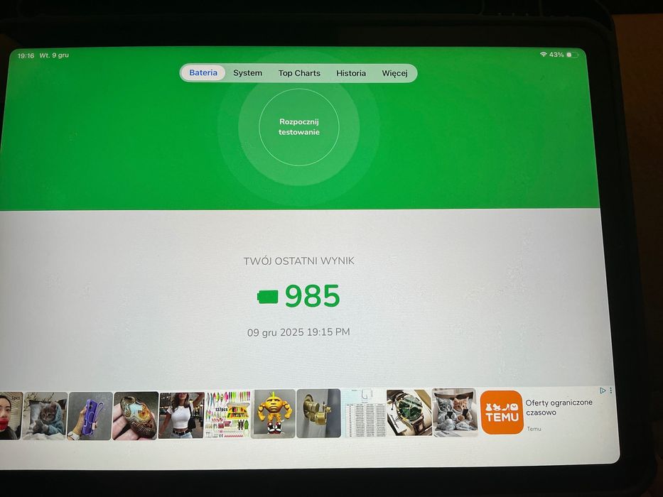 iPad Air 4 (A2072) - 256GB srebrny