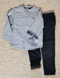 ZARA spodnie i koszula r.116 (komplet)