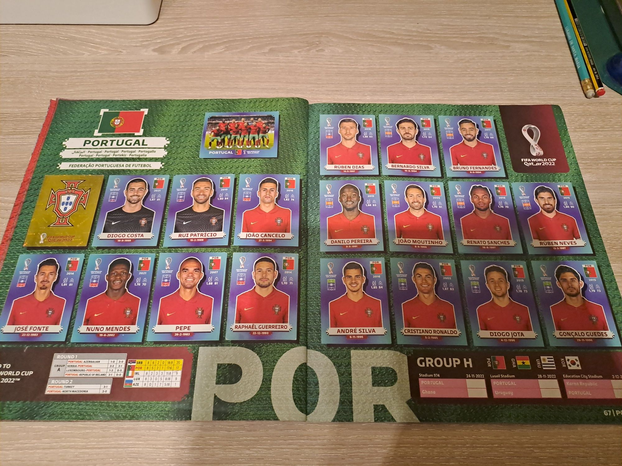 Caderneta Mundial Qatar 2022 completa