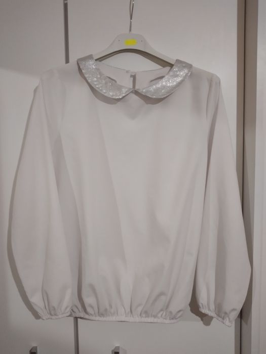 Biała bluzka rozmiar 152