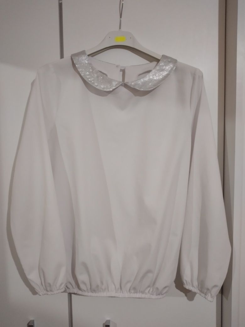 Biała bluzka rozmiar 152