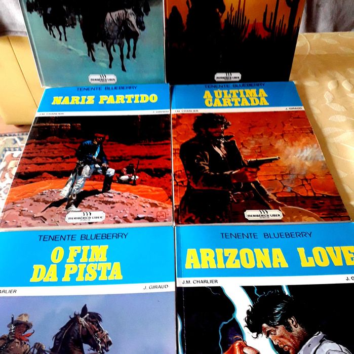Livros BD - Jean-Michel Charlier / Jean Giraud - Tenente Blueberry