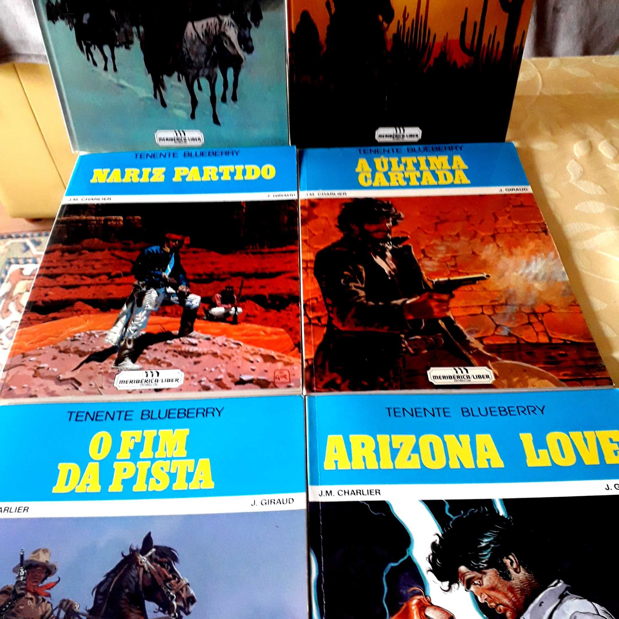 Livros BD - Jean-Michel Charlier / Jean Giraud - Tenente Blueberry