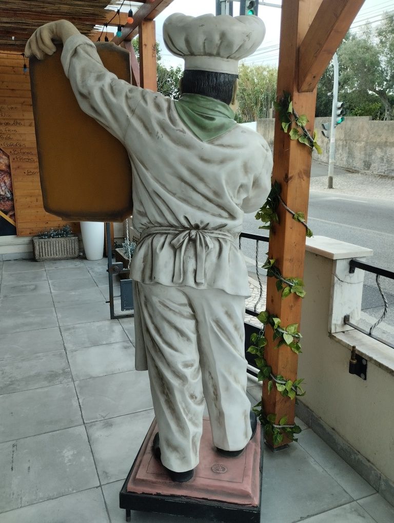 Boneco pasteleiro publicitário