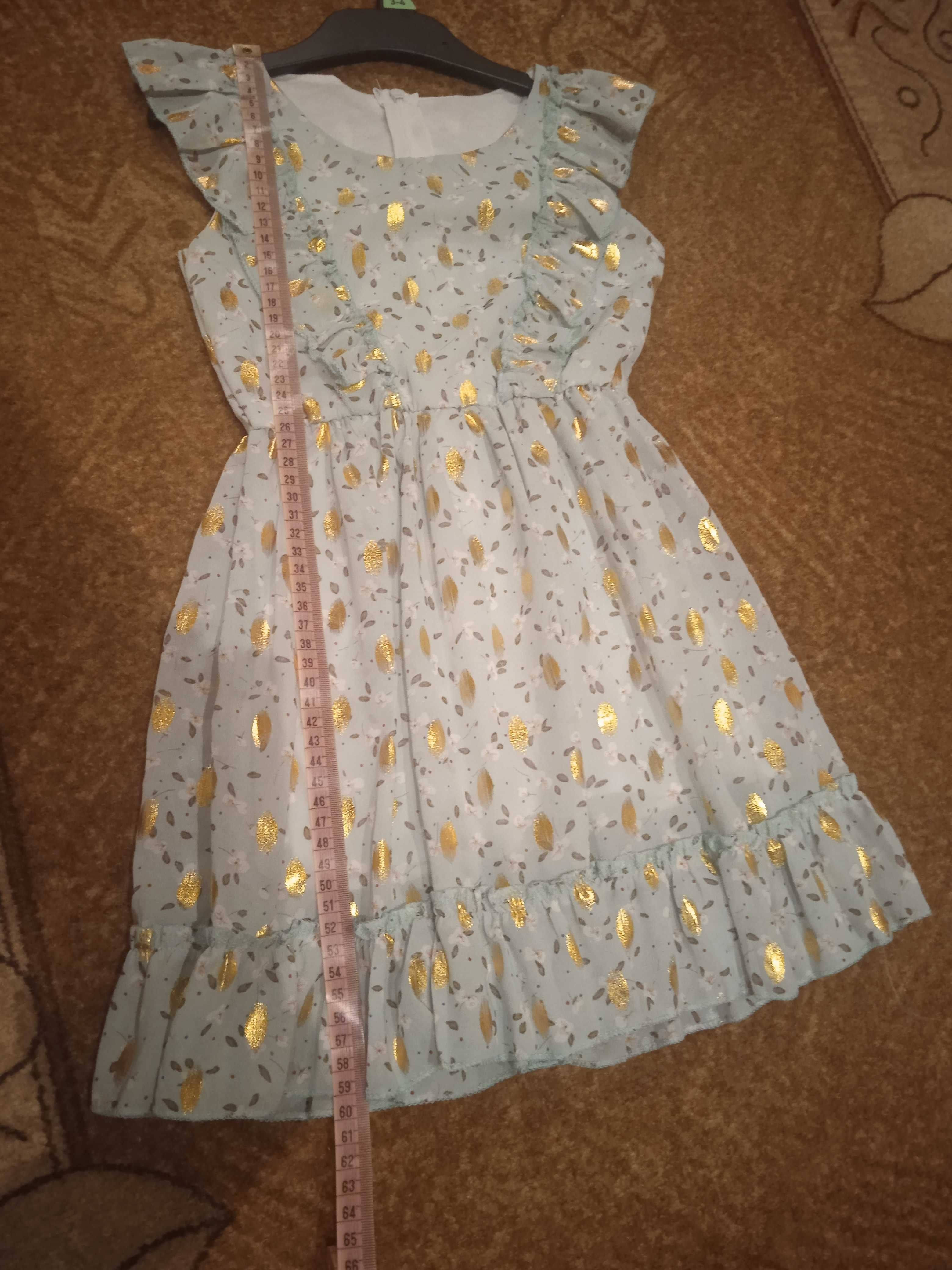 Sukienka dla dziewczynki szyfon