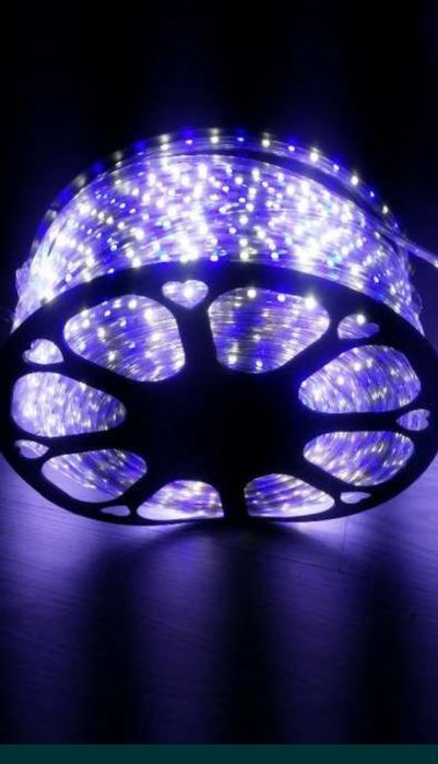 Wąż świetlny led 100m 2400LED 1m/24LED biały zimny i ciepły.Reklama
