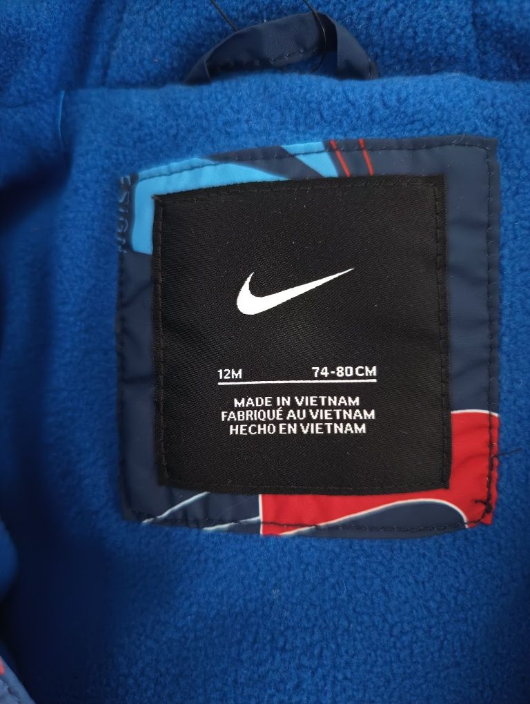 Nowa kurtka chłopięca dziecięca Nike 12 msc 74-80 cm ocieplana