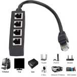 Kabel Ethernet RJ45 rozdzielacz przewód adapter splitter Hub LAN