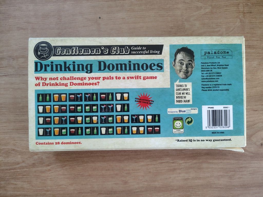 Настільна гра для дорослих, ексклюзив, drinking dominoes