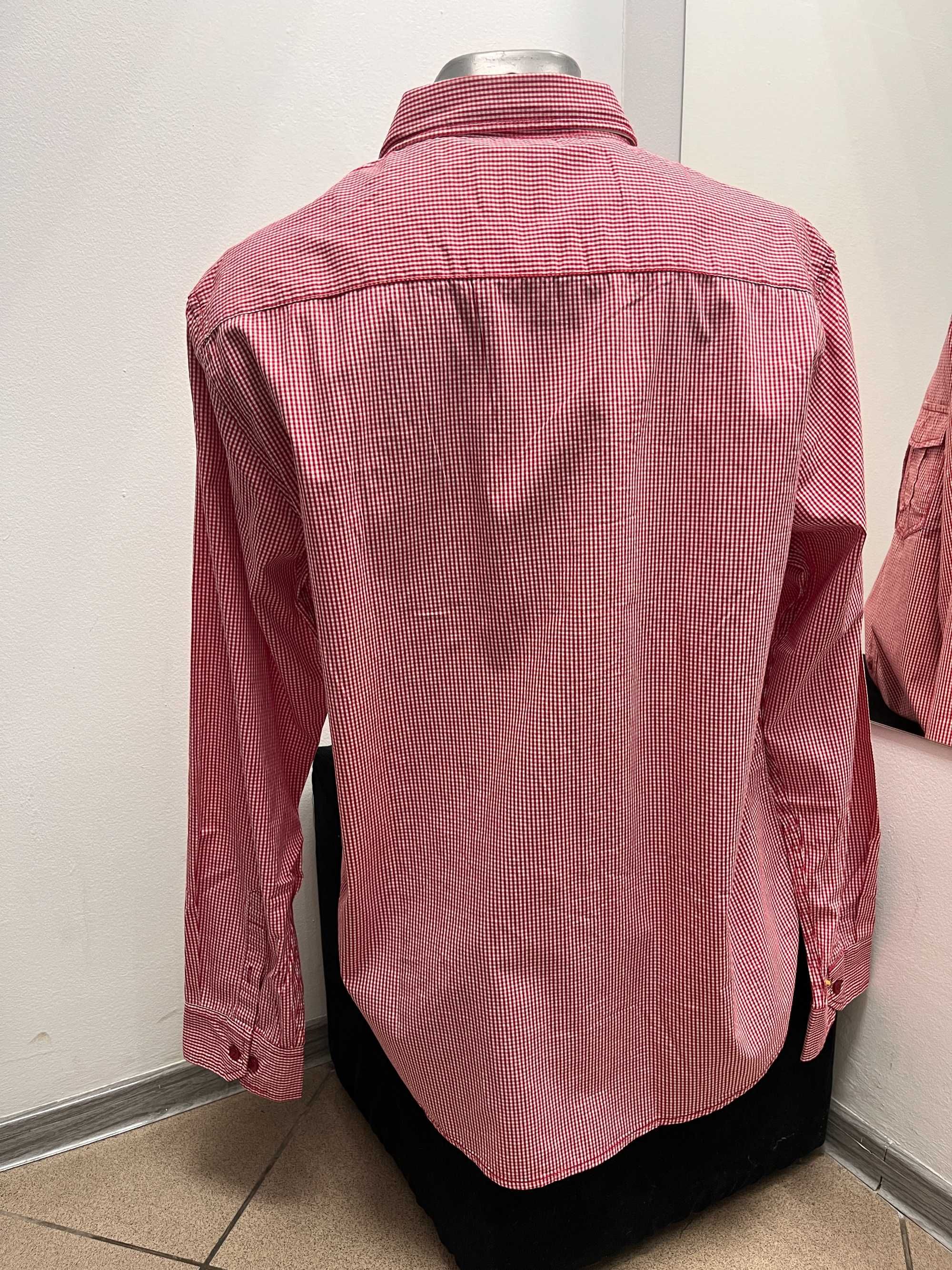Męska koszula w kratę roz.L