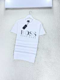 Белоснежная Футболка Hugo Boss big Logo