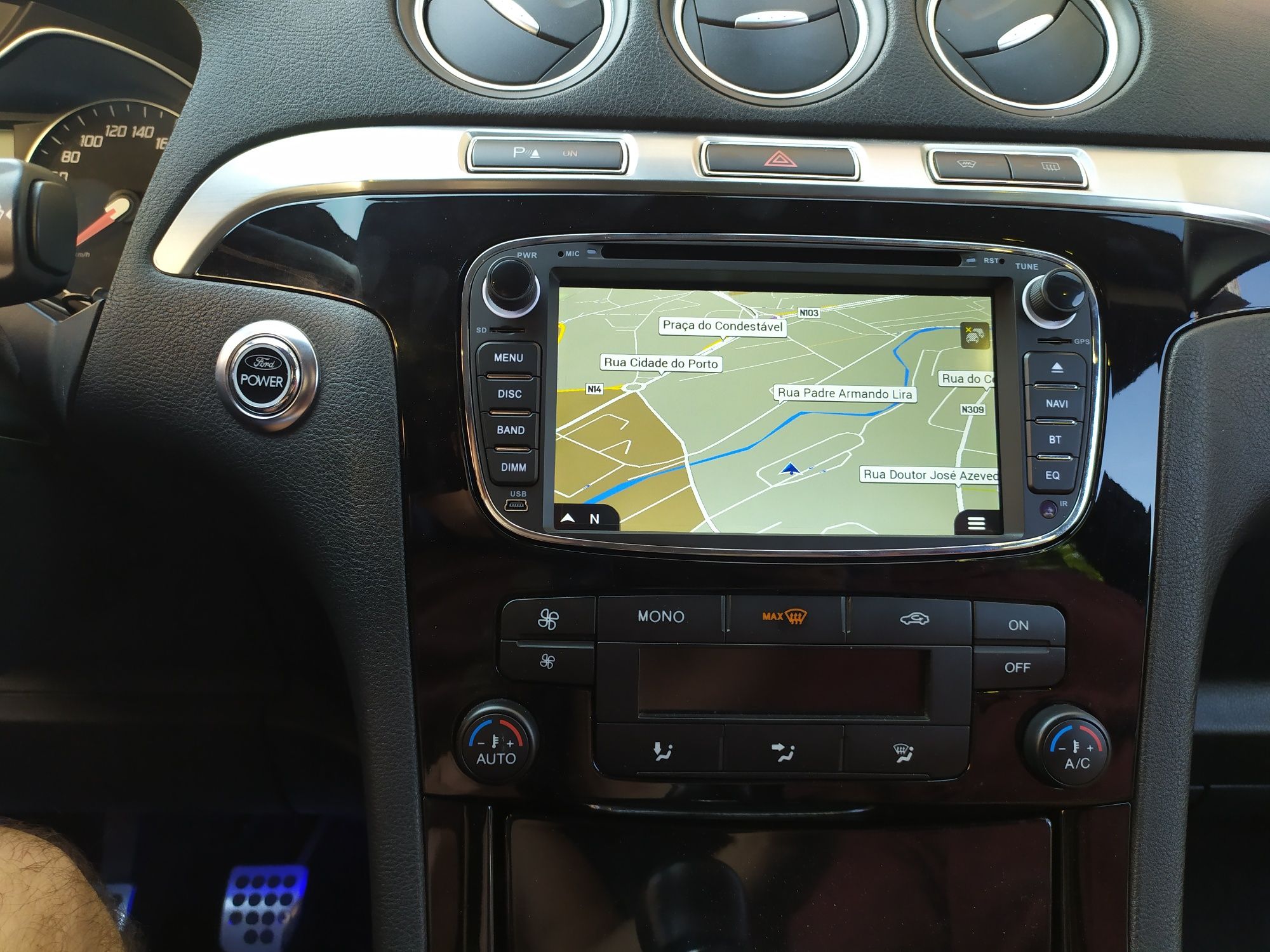 Auto Rádio Ford Focus S- Max Mondeo C-Max GPS Bluetooth USB Android 10