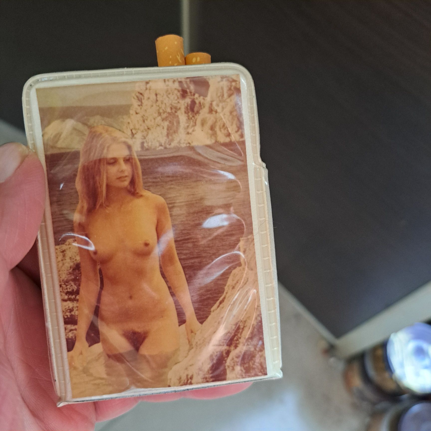 Kolekcjonerskie dwa niepowtazalne Etui na papierosy lata 70 te