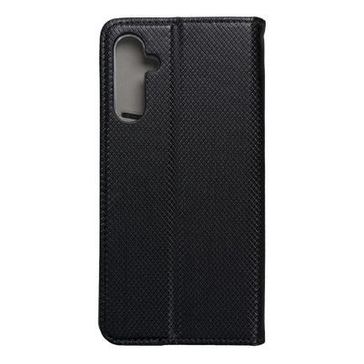 Etui Z Klapką Magnet Samsung Galaxy M34 5G Czarne + Szkło 9H