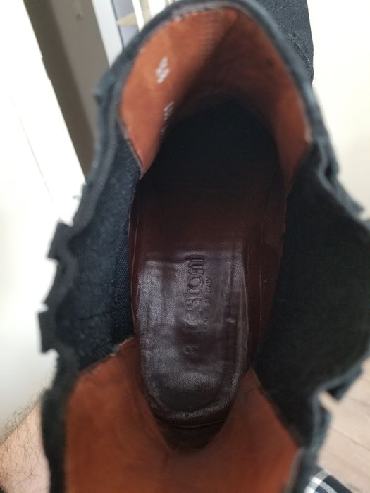 Челсі бренду A. Testoni 42 43 uk 8.5 черевики  Італія  Vibram  Extrali