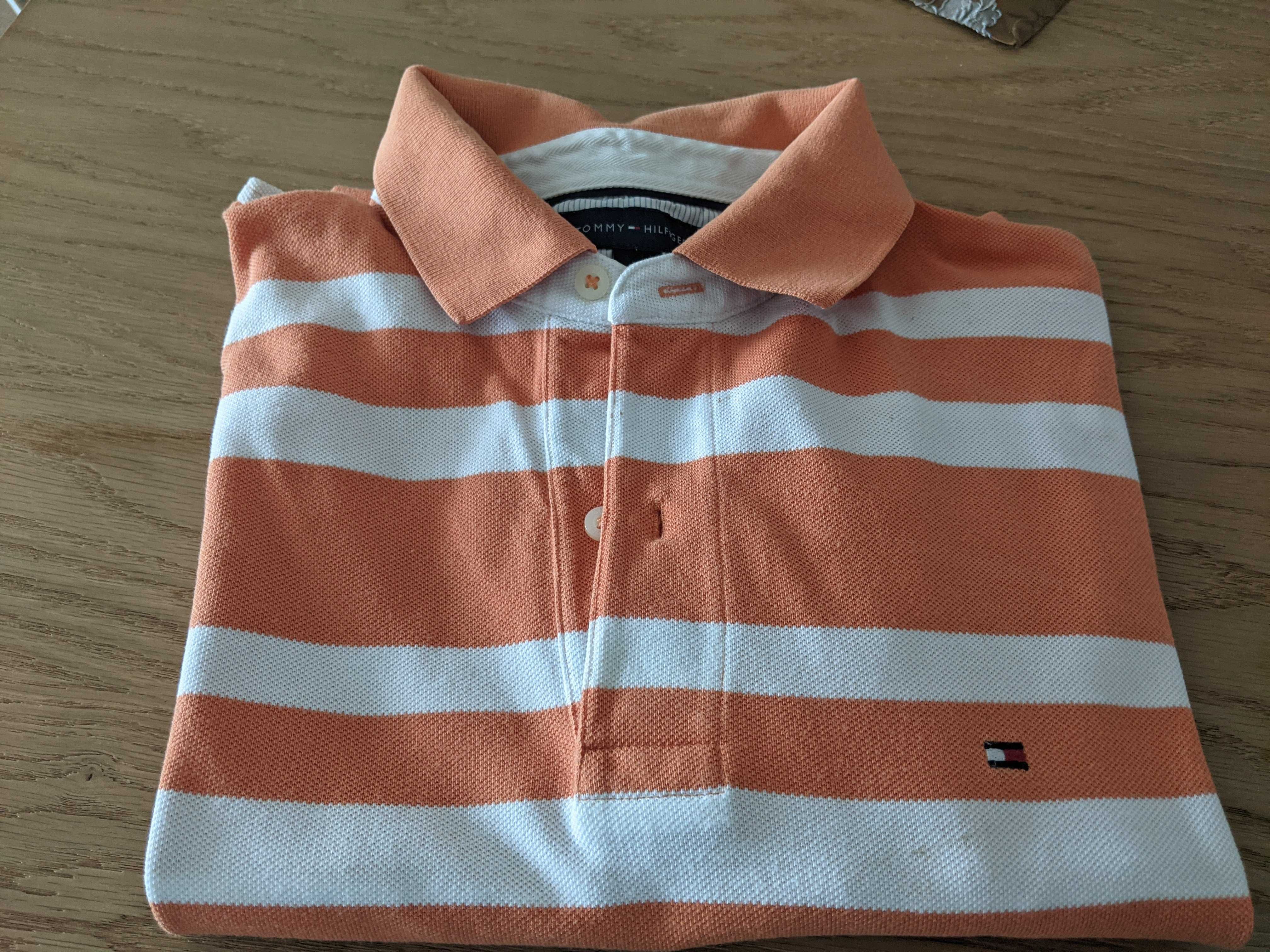 Koszulka męska polo M T-shirt bawełna Tommy Hilfiger