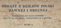 podręcznik przedwojenny  do historii  1938 rok