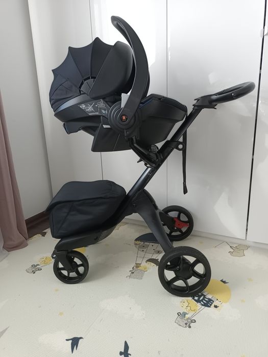 Stokke Xplory X duży zestaw, 2x stelaż 2x fotelik