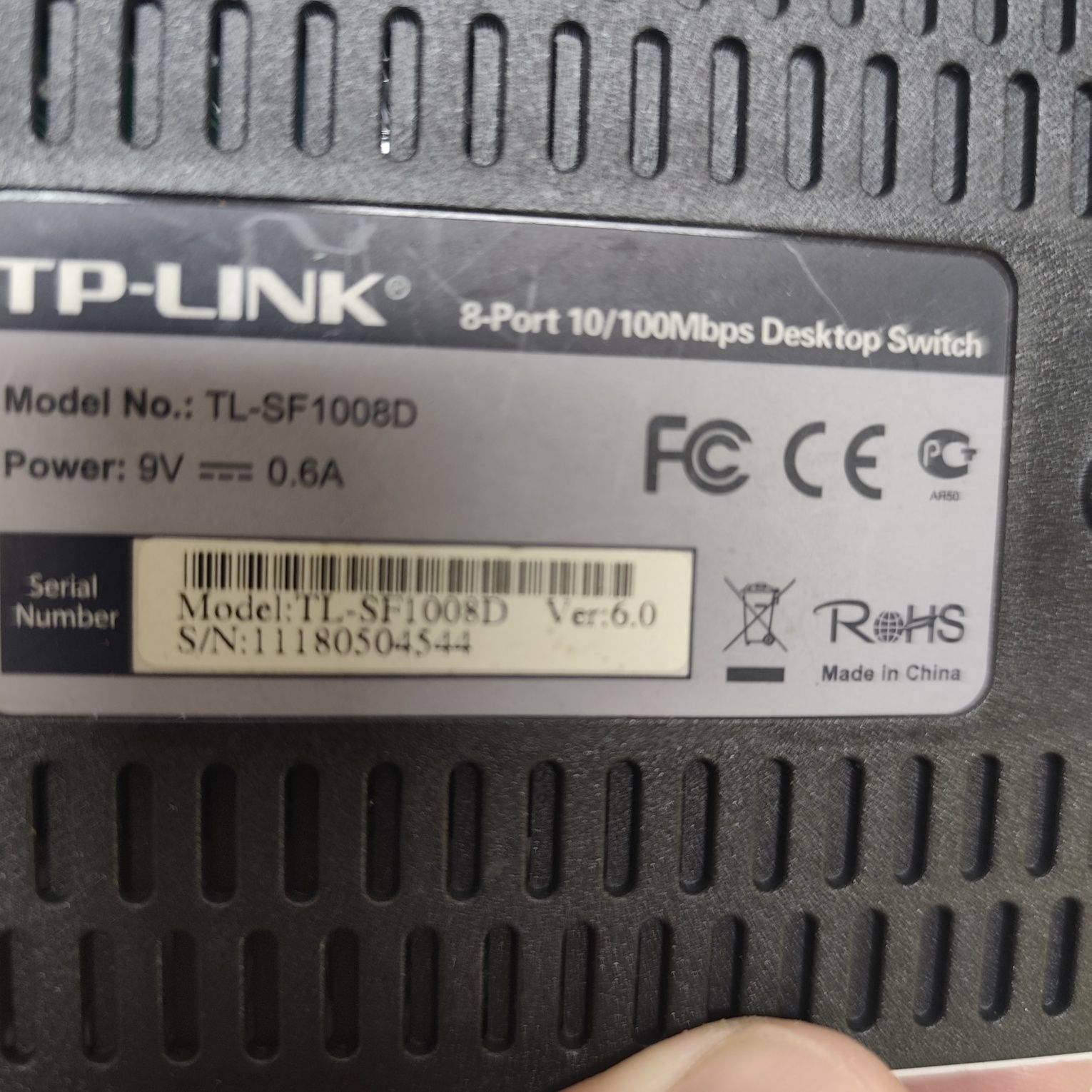 TP-LINK switch 8 portas